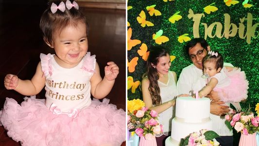 Así celebró Clari Arias el primer año de su hija Gabita