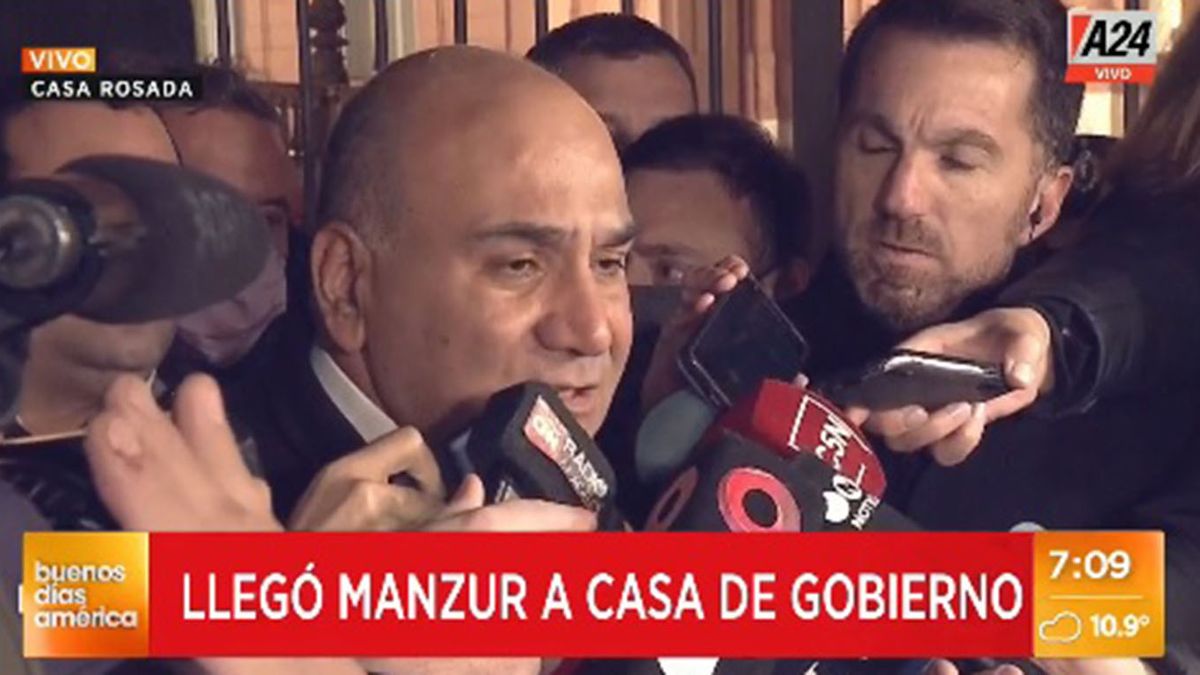 Juan Manzur defendió las mejoras económicas en el país a partir de las nuevas medidas impulsadas por el Gobierno.