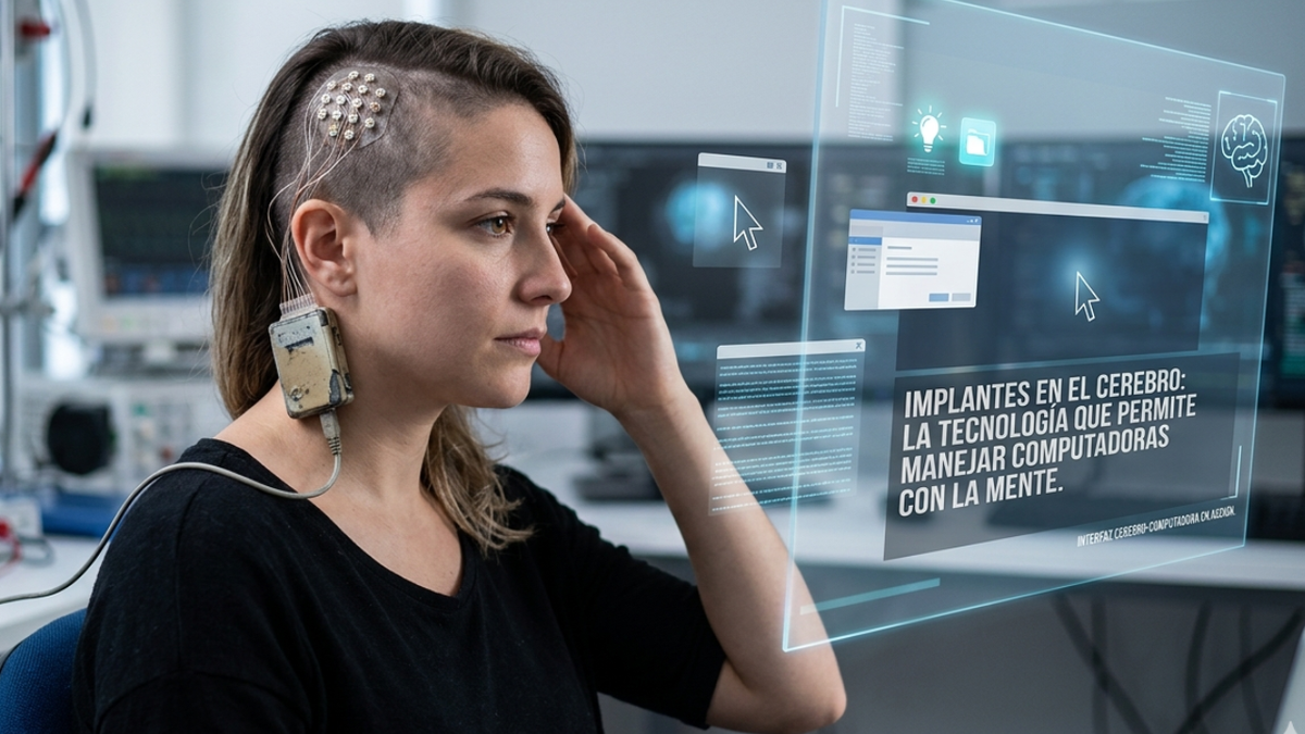 Implantes en el cerebro: la tecnología que permite manejar computadoras con la mente