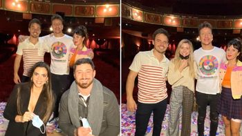 Laurita Fernández y Belu Lucius fueron a ver Una semana nada más