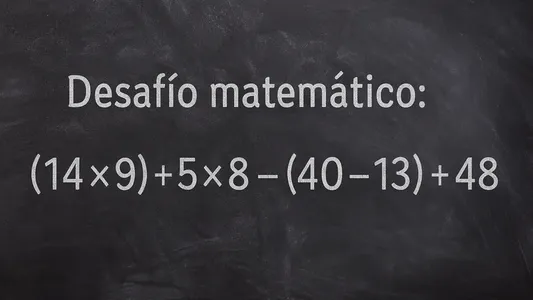 Desafío matemático: una mente brillante lo resuelve en menos de 10 segundos