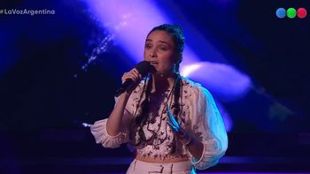 La Voz Argentina: la hija de un exfutbolista campeón mundial brilló en el escenario y cautivó al jurado
