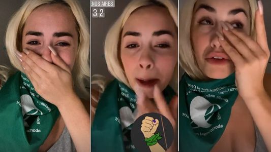 Lali Espósito lloró tras la legalización del aborto en Argentina: ¡Vamos carajo, es ley chicas!