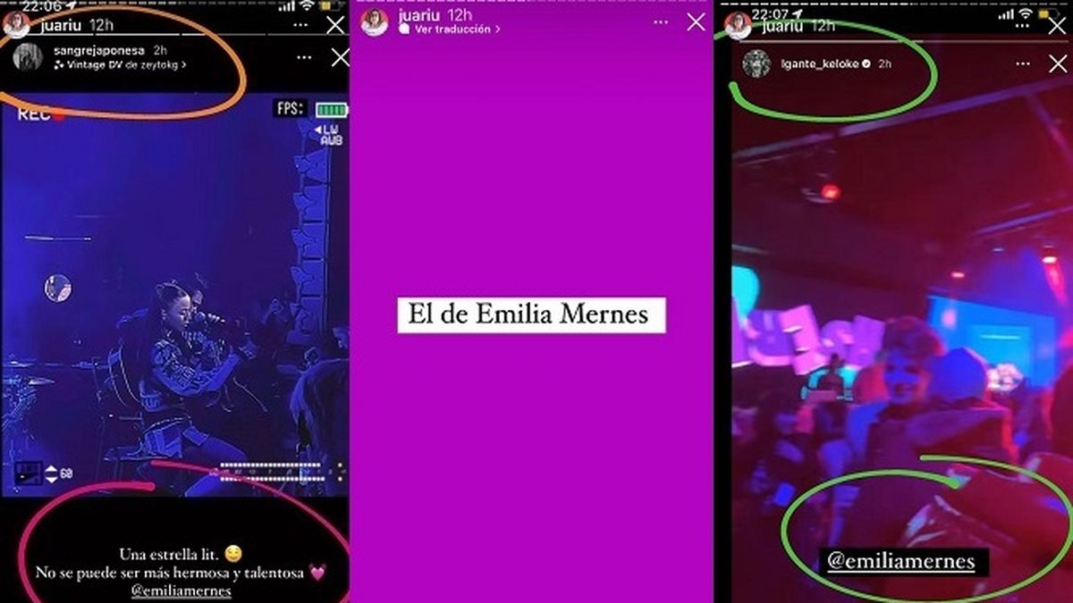 La China Suárez y L-Gante coincidieron en el lanzamiento del primer disco de Emilia Mernes. 