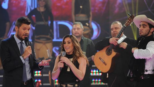 Soledad Pastorutti fue autorizada por Telefe y visitó a Tinelli en El Trece