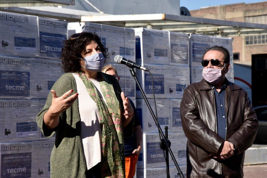 La ministra de Salud