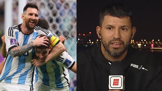 El regalo de Messi al hijo del Kun Agüero tras la victoria de Argentina ante Croacia