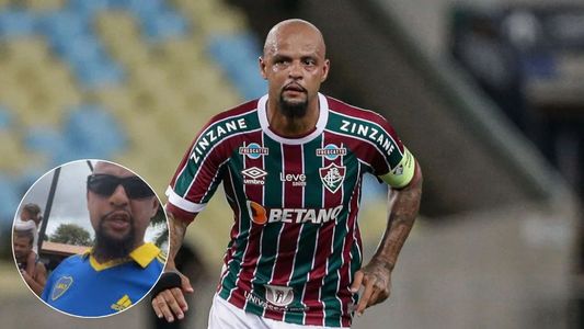 Felipe Melo se mostró con la camiseta de Boca y habló sobre la posibilidad de sumarse al xeneize: Voy a...