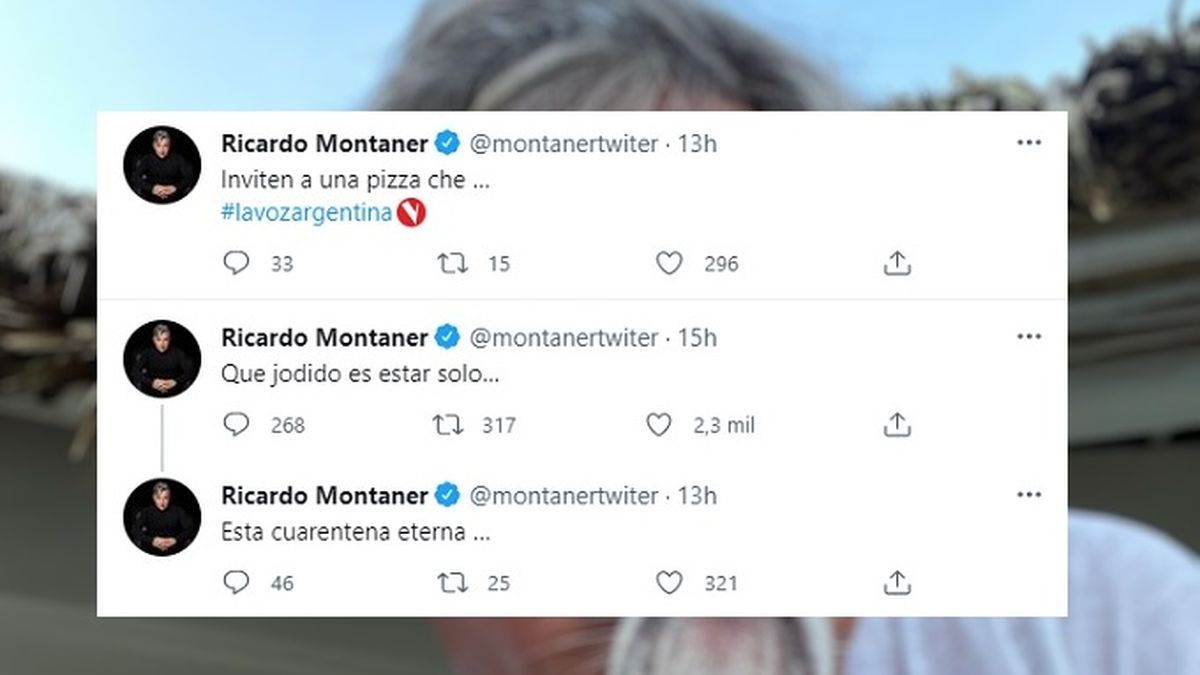 Ricardo Montaner se descargó en Twitter, quejándose por la cuarentena de 7 días que debe hacer tras haber vuelto de sus vacaciones en Miami y el Caribe, para seguir grabando La Voz Argentina en Telefe.