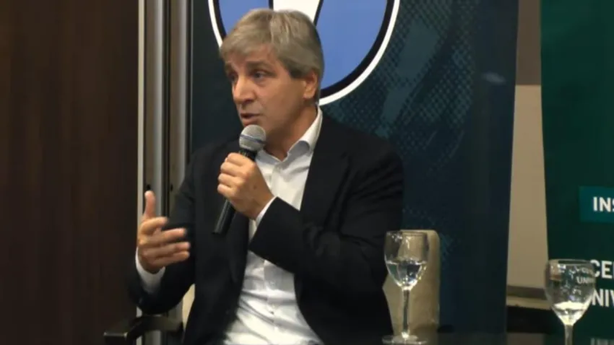 Luis Caputo habló en Corrientes. (Foto: captura)