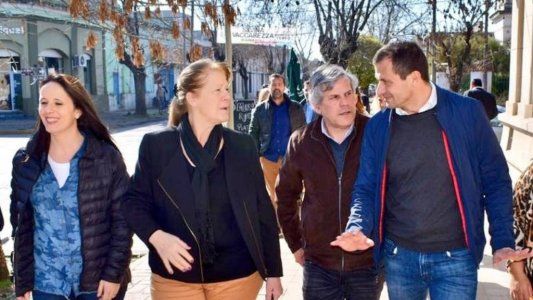 Stolbizer salió a la cancha y recorrió la provincia con Bali Bucca, el candidato de Lavagna