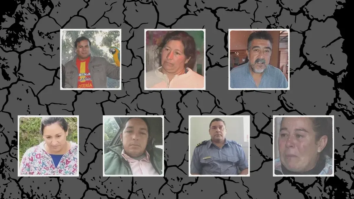 Los detenidos por la desaparición de Lona. 