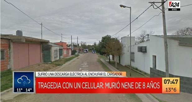 Tragedia en Concordia: un nene de 8 años murió al enchufar su celular