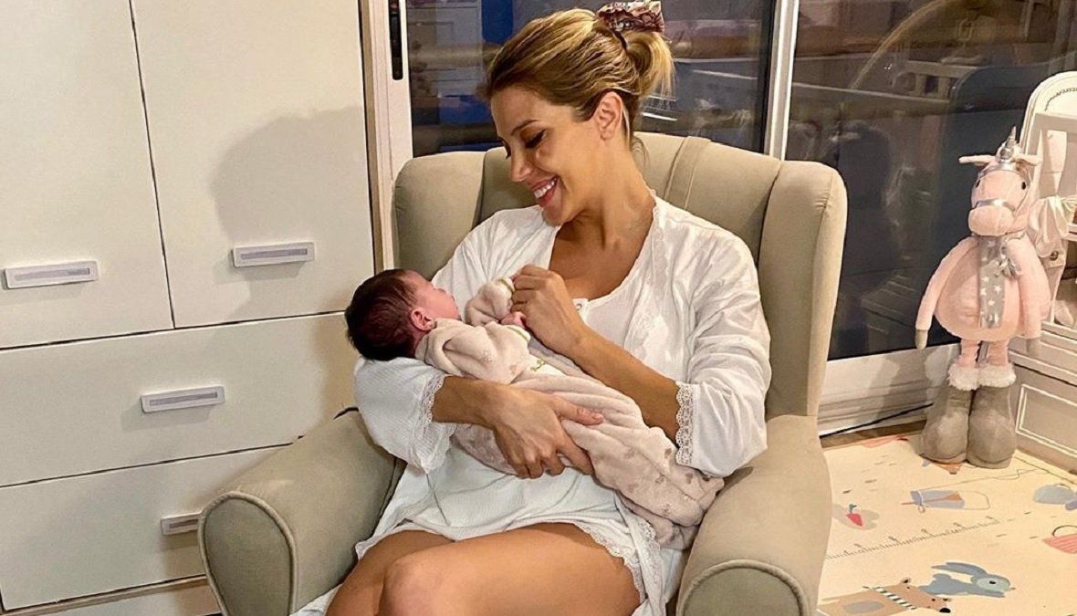 Virginia Gallardo mostró cómo recuperó su figura tras el reciente parto: Tomate el tiempo...