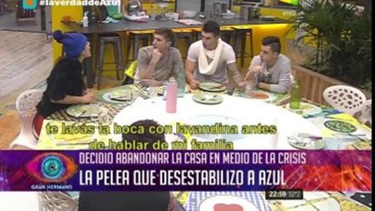 La tremenda pelea que desestabilizó y generó la fuga de Azul