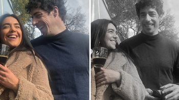 Madrugada, automóvil y un romance naciente: Ángela Leiva y Esteban Lamothe muy juntitos