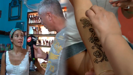 Juanita Viale se tatuó en Marruecos por el mal de ojos y para la fertilidad