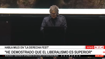 Javier Milei en La Derecha Fest: Estamos camino a ser el país más libre del mundo