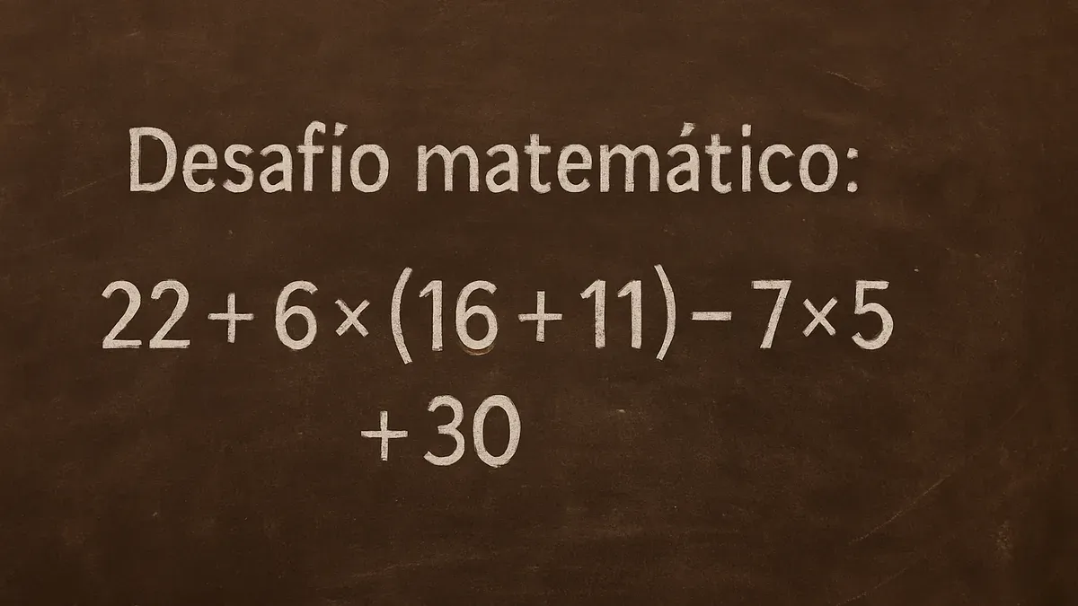 La regla esencial para resolver este desafío matemático es conocido como PEMDAS (por sus siglas en inglés) o jerarquía de operaciones.