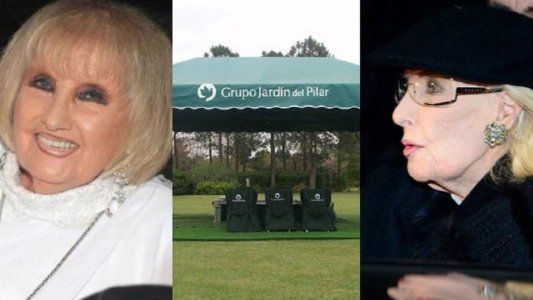 El solitario último adiós a Goldy, la hermana gemela de Mirtha Legrand