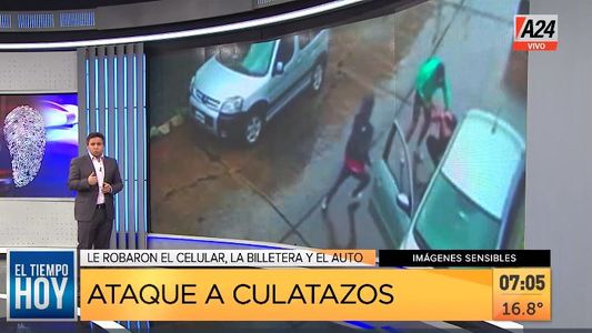 Lomas del Mirador: así le dan culatazos para robarle el auto