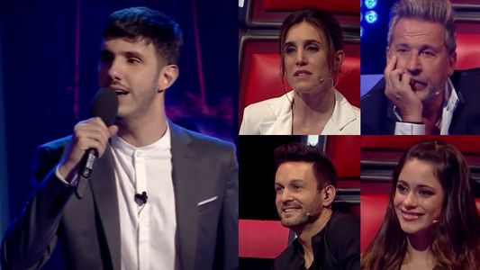 Lucas Belbruno hizo una emocionante versión de Aleluya en La Voz Argentina