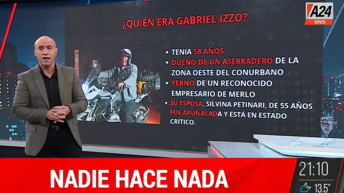 Esteban Trebucq apuntó contra la inseguridad y la ineficiencia política.&nbsp;