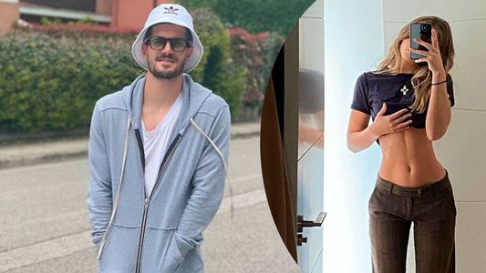 Rodrigo de Paul fue visto con una modelo en un bar de Madrid