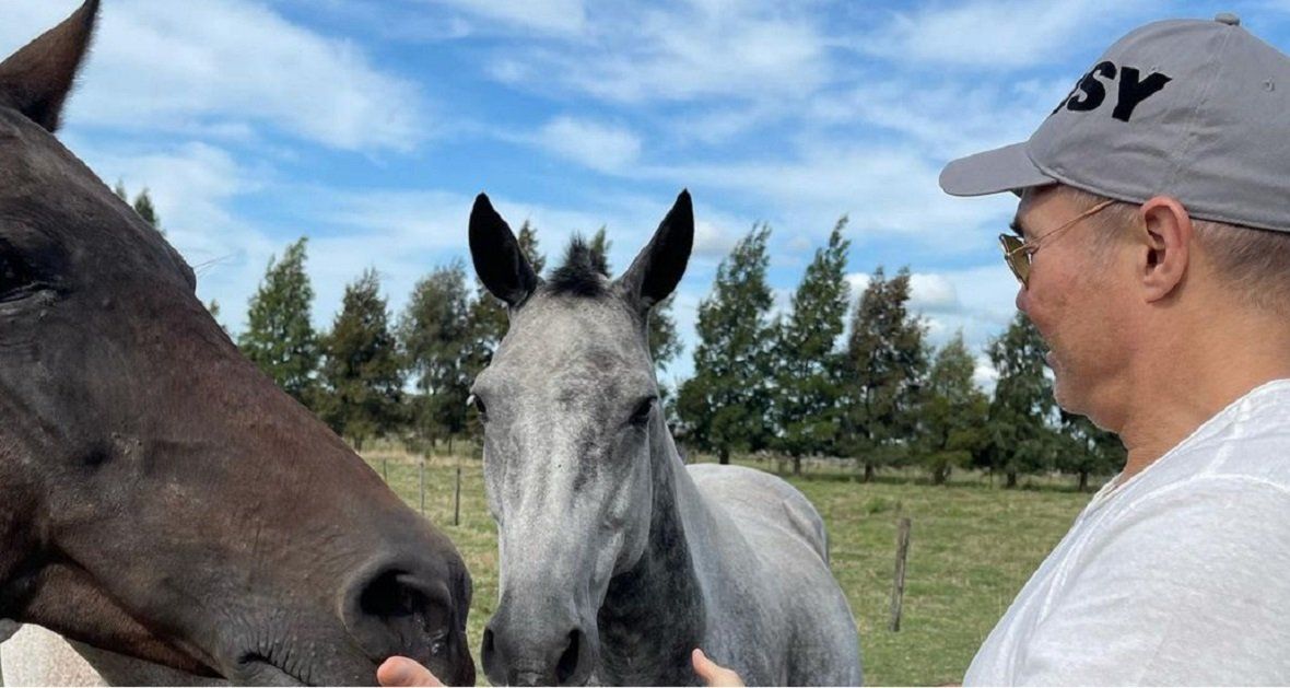 Fernando Burlando se volvió a encontrar con los caballos tras el grave accidente