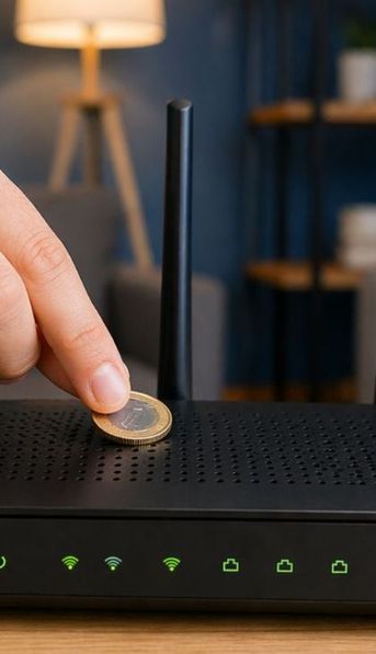 Truco viral: por qué recomiendan poner una moneda en el router del wifi y para qué sirve