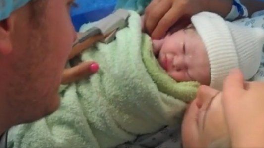 Luisana Lopilato compartió el conmovedor video del parto de Noah junto a Michael Bublé cantando