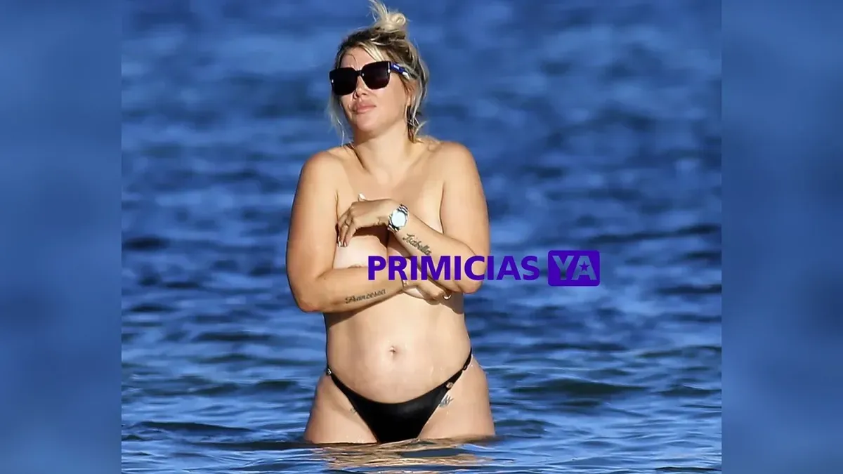 Aparecieron más fotos de Wanda Nara al natural y hay una debate: ¿abusa del  Photoshop?