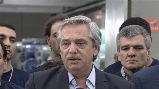 Alberto visitó una fábrica y le hizo un guiño a los industriales: Vamos a hacer lo que haga falta para que se produzca y se venda