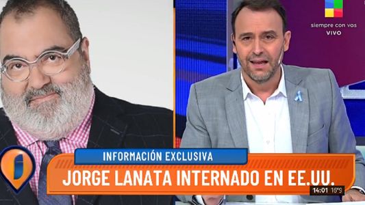 Jorge Lanata internado en Miami