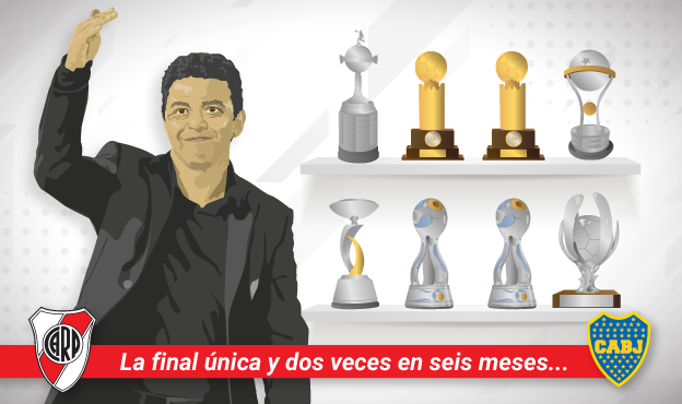 Gallardo logró su 8° título como DT de River: a cuántos está de ser el más ganador