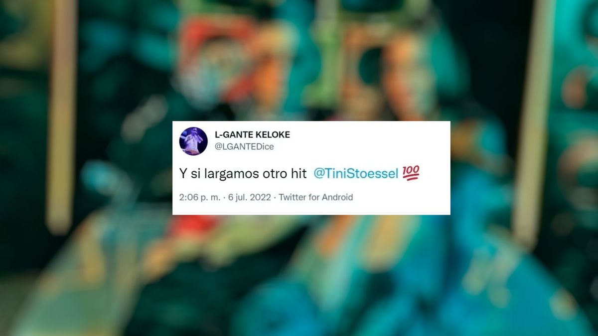 El mensaje de L-Gante que dispar&oacute; los rumores de que una nueva canci&oacute;n con Tini Stoessel estar&iacute;a por llegar.&nbsp;