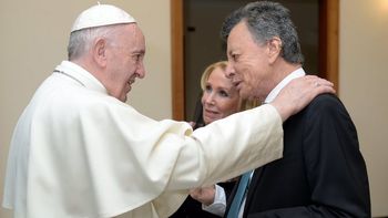 Palito Ortega y Evangelina Salazar renovaron sus votos ante el Papa Francisco