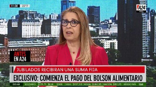 Jubilados recibirán el pago de una suma fija por el bolsón alimentario