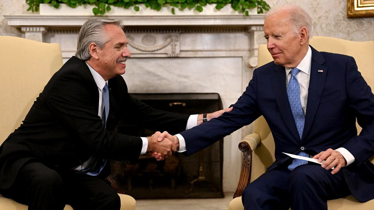 Alberto Fernández se reunió con Joe Biden en la Casa Blanca. (Foto: Télam)