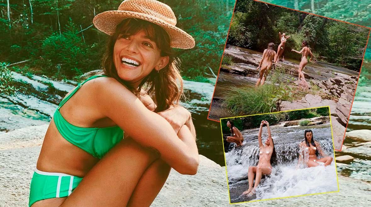 Calu Rivero publicó fotos desnuda junto a sus amigas