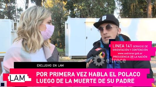 El Polaco habló por primera vez de la muerte de Jorge, su padre