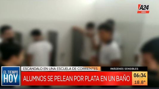 Corrientes: así organizaban peleas en un baño de un colegio