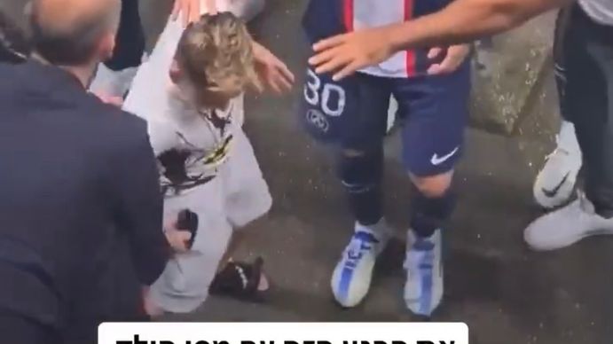 Lionel Messi y un gesto precioso con un pequeño fanático: el video