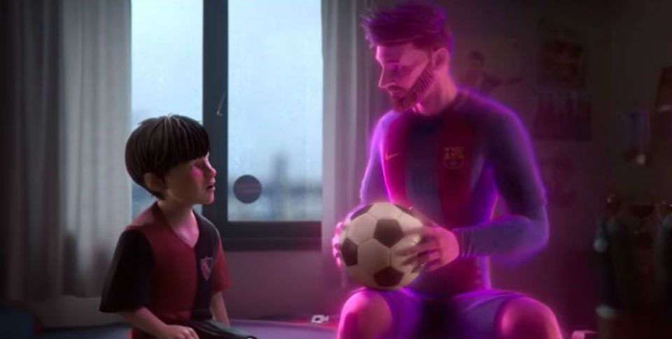 Un corto animado sobre Messi compite para ser el mejor video publicitario de YouTube