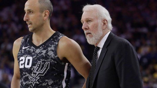El emotivo mensaje de Manu Ginóbili a Gregg Popovich tras la muerte de su mujer