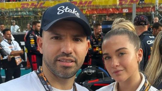 El Kun Agüero mostró la primera y más tierna foto de su hija Olivia junto a Sofía Calzetti