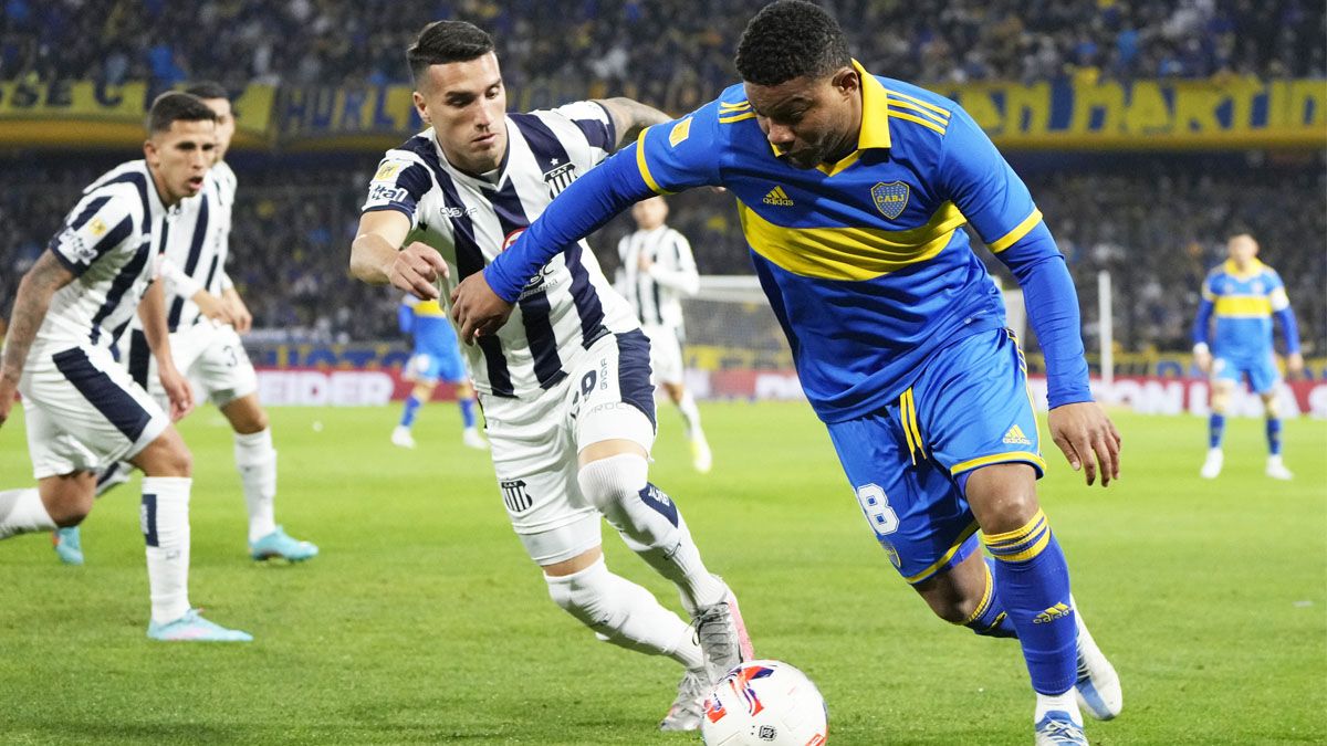 Boca enfrenta a Talleres en La Bombonera.&nbsp;