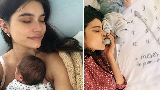 La emoción de Eva de Dominici por el primer mes de vida de su hijo Cairo