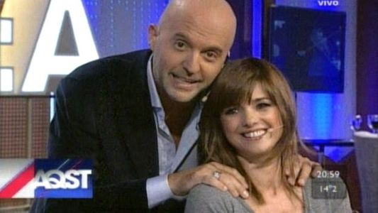 Araceli González jugó con Floppy a “Decime la palabra”