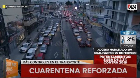 Arrancó la cuarentena estricta: los ingresos a la Ciudad a puro infierno